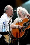 Met Emmylou Harris in Ahoy, Rotterdam, 2006