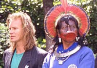 Sting met indiaan
