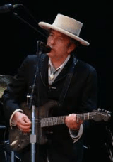 Bob Dylan met hoed