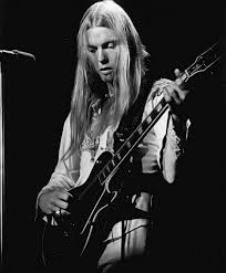 Gregg Allman jong met gitaar
