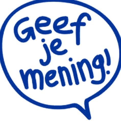 geef je mening